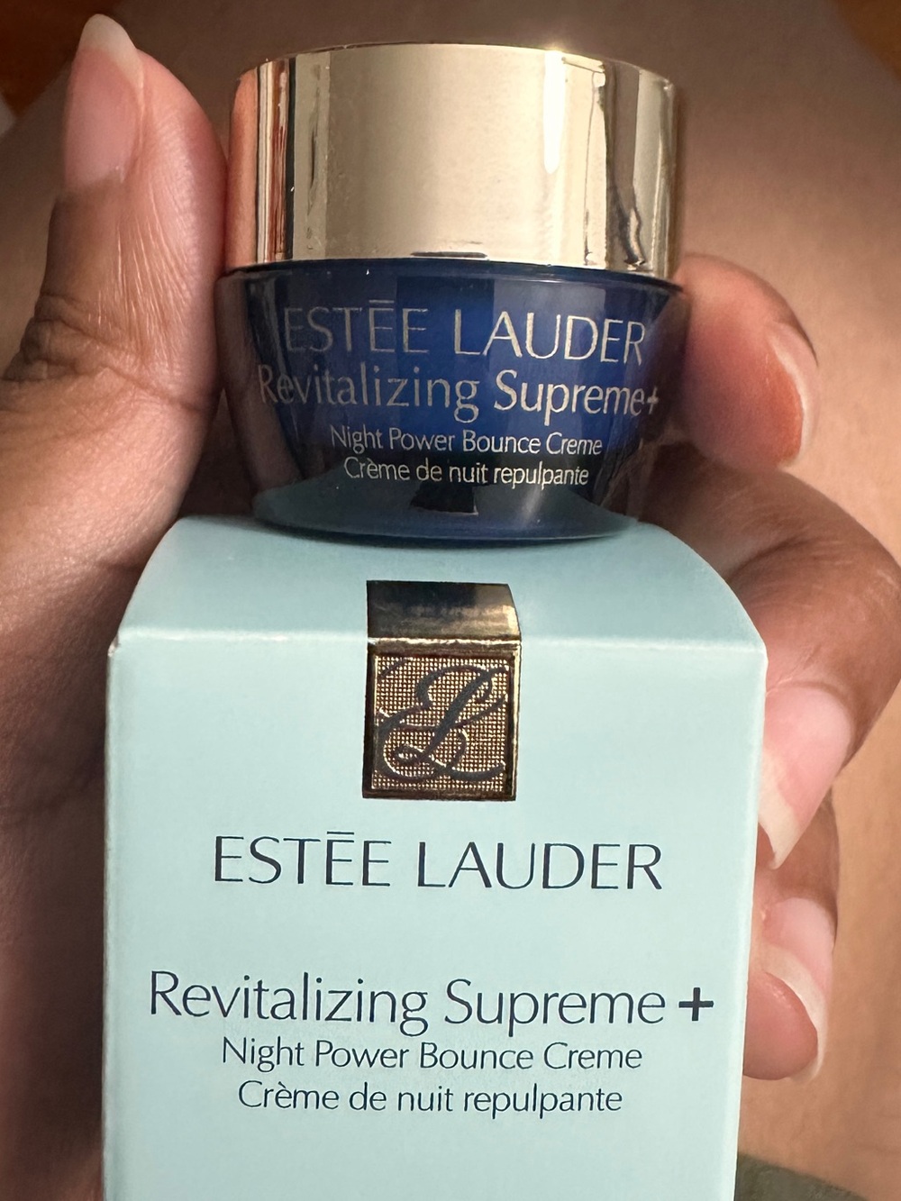 Estee Lauder Revitalizing Supreme+ Night Cream – Blue and Gold